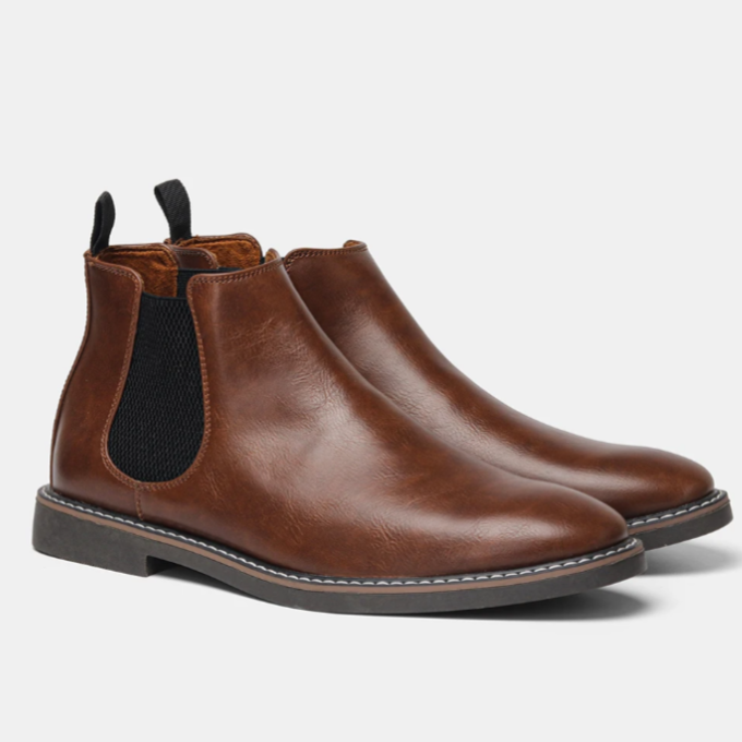 Bottes Chelsea homme lisses