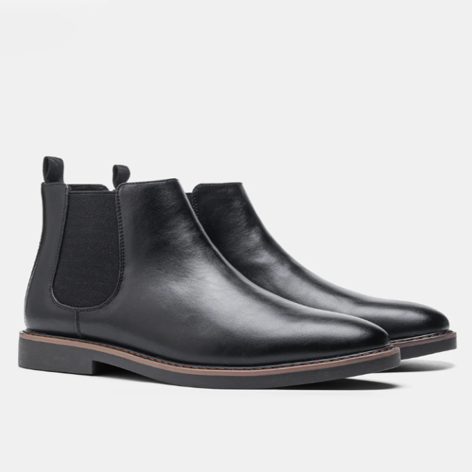Bottes Chelsea homme lisses