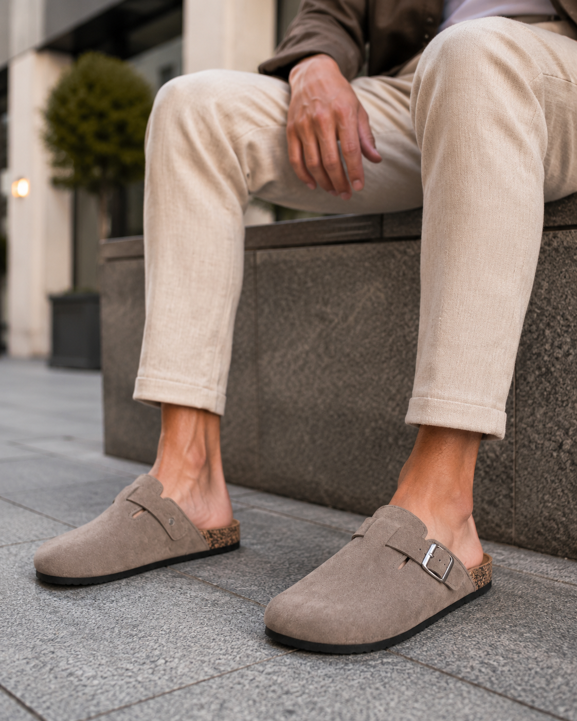 Sandales homme bout fermé