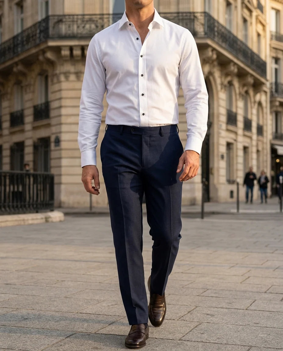 Chemise homme unie
