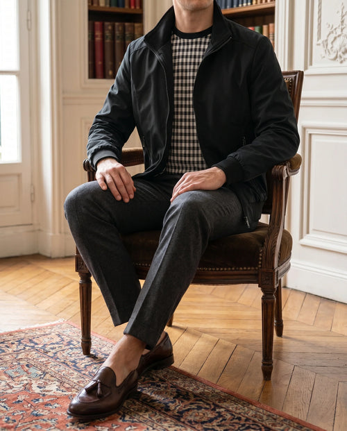 Blouson homme zippé - vue 2