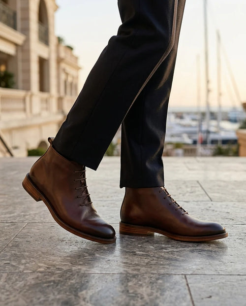 Bottes homme à lacets - vue 2