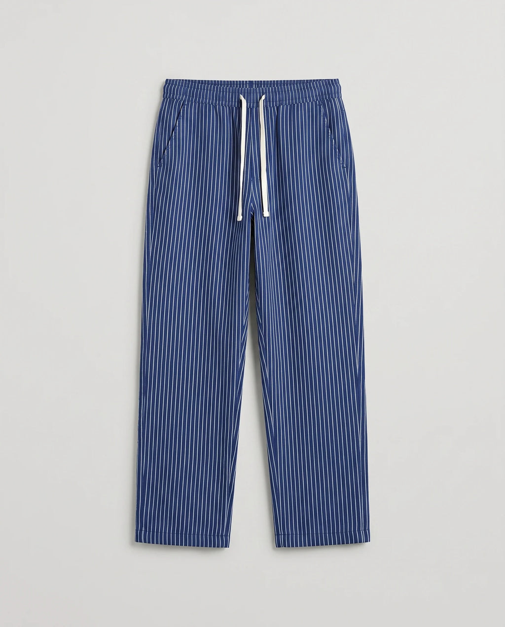 Pantalon homme rayé ample