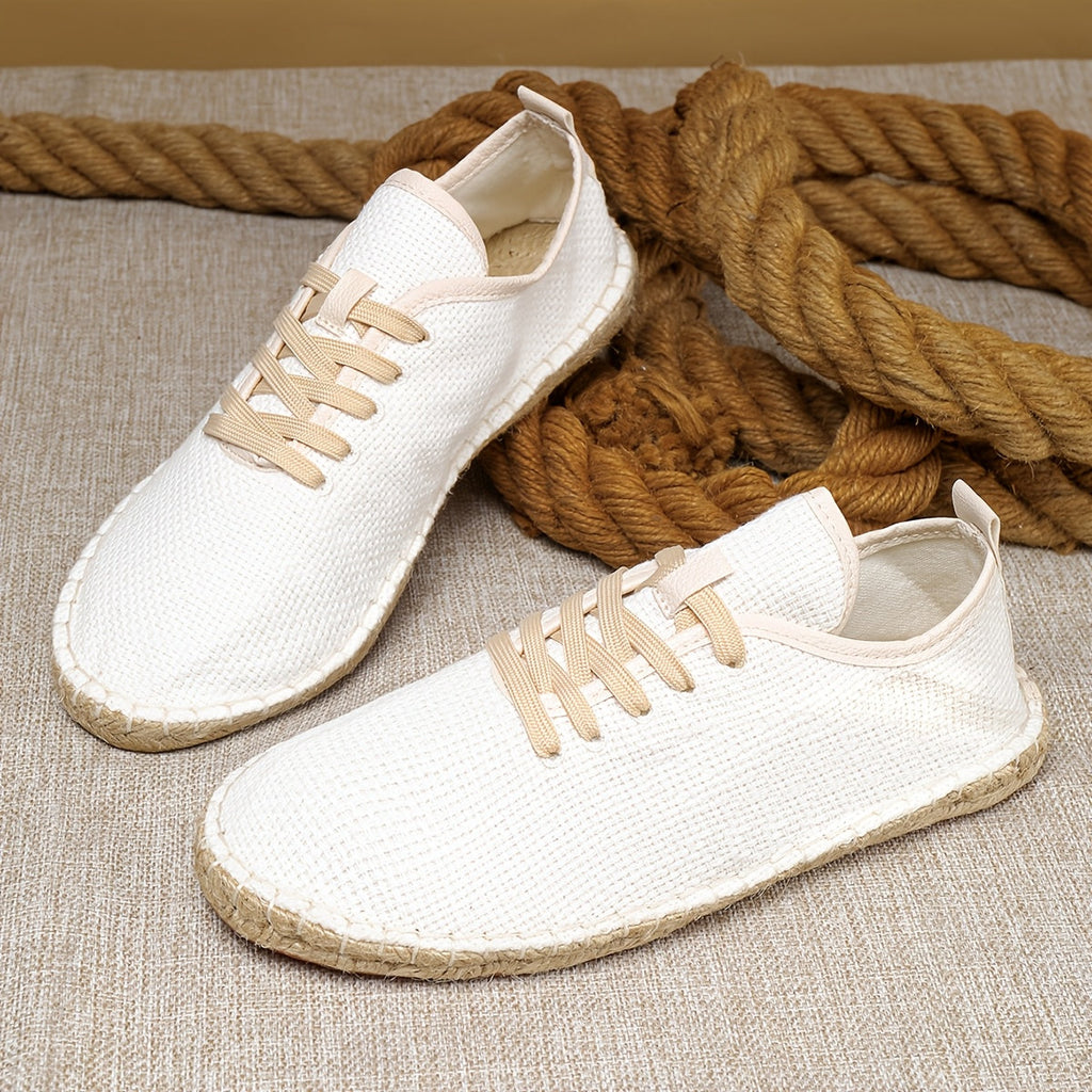 Baskets homme en toile à lacets
