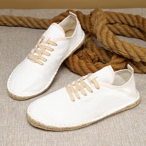 Chaussures homme à lacets tissées - vue 2
