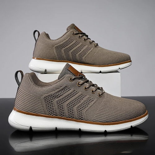 Baskets homme maille ajourée