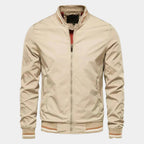 Blouson bomber homme zippé col montant