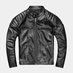 Blouson homme col montant zippé