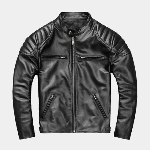 Blouson homme col montant zippé