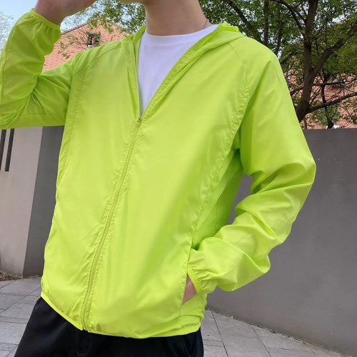 Blouson homme zippé à capuche