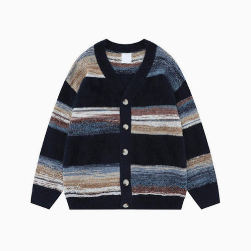 Cardigan Homme Avec Rayures