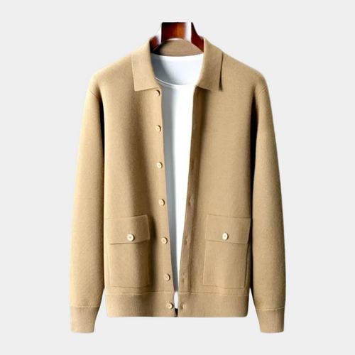 Cardigan homme boutonné