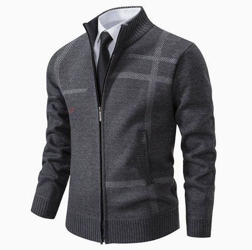 Cardigan homme zippé - vue 2