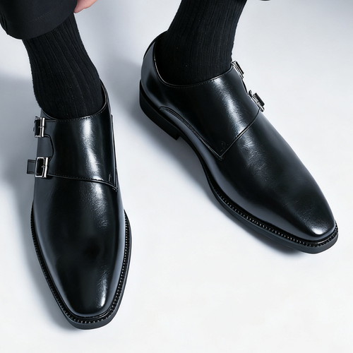 Chaussures homme à double boucle - vue 2