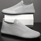 Chaussures homme à enfiler en maille tricotée