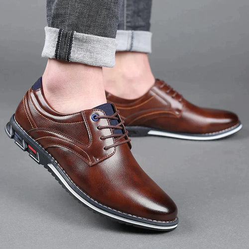 Chaussures homme à lacets semelle épaisse - vue 2