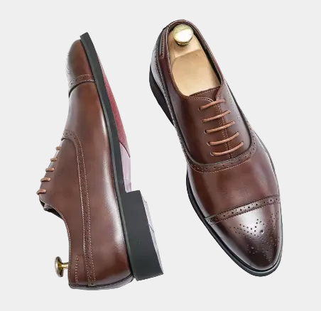 Chaussures homme à lacets bout droit - vue 2