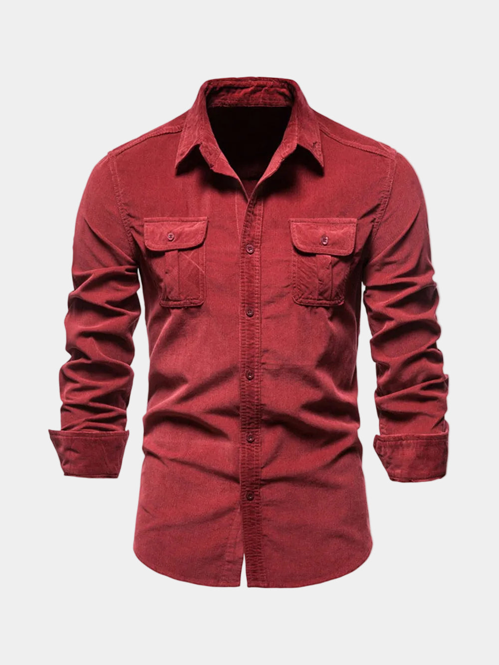 Chemise homme à poches boutonnée