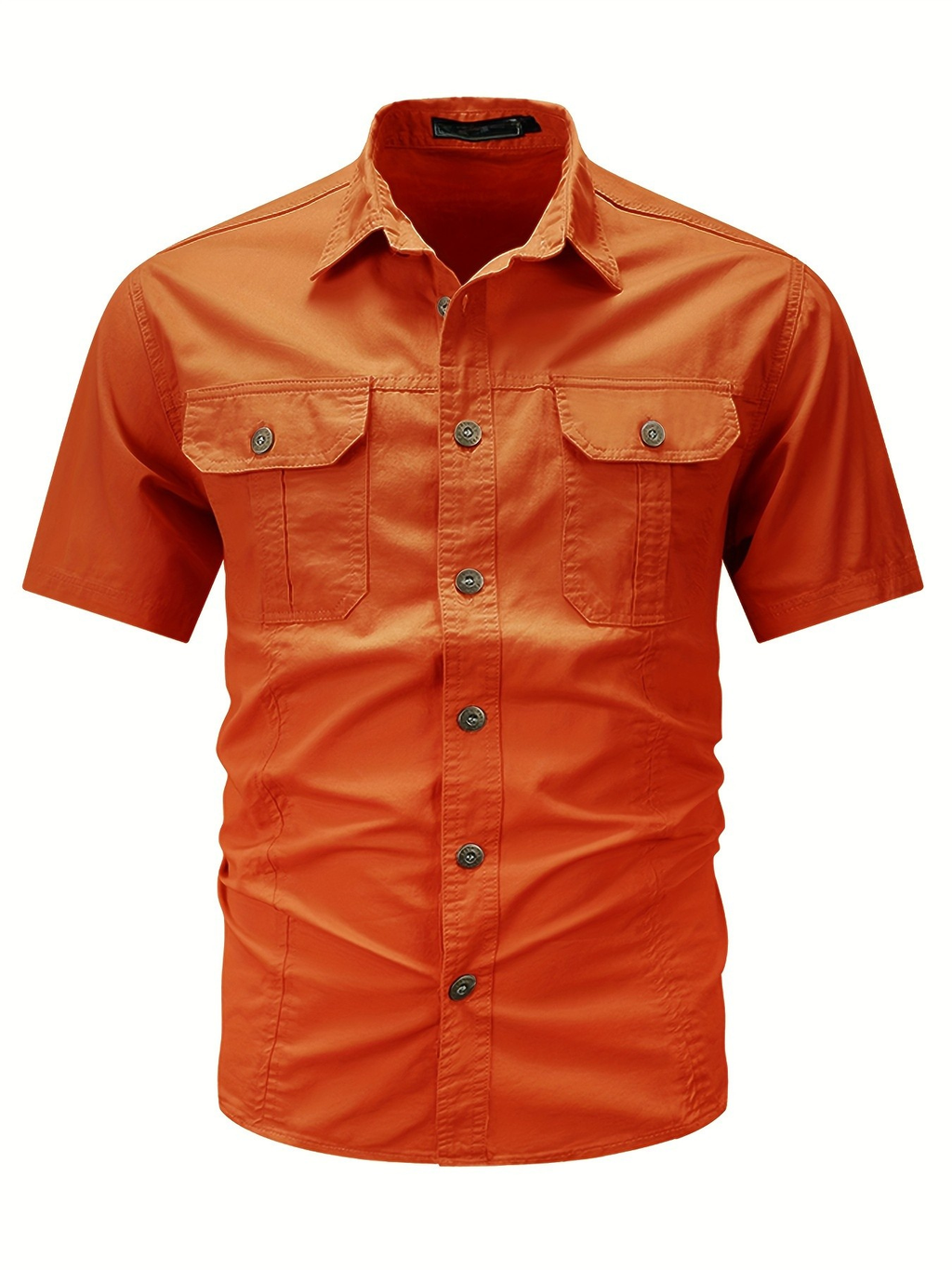 Chemise homme à poches rabat