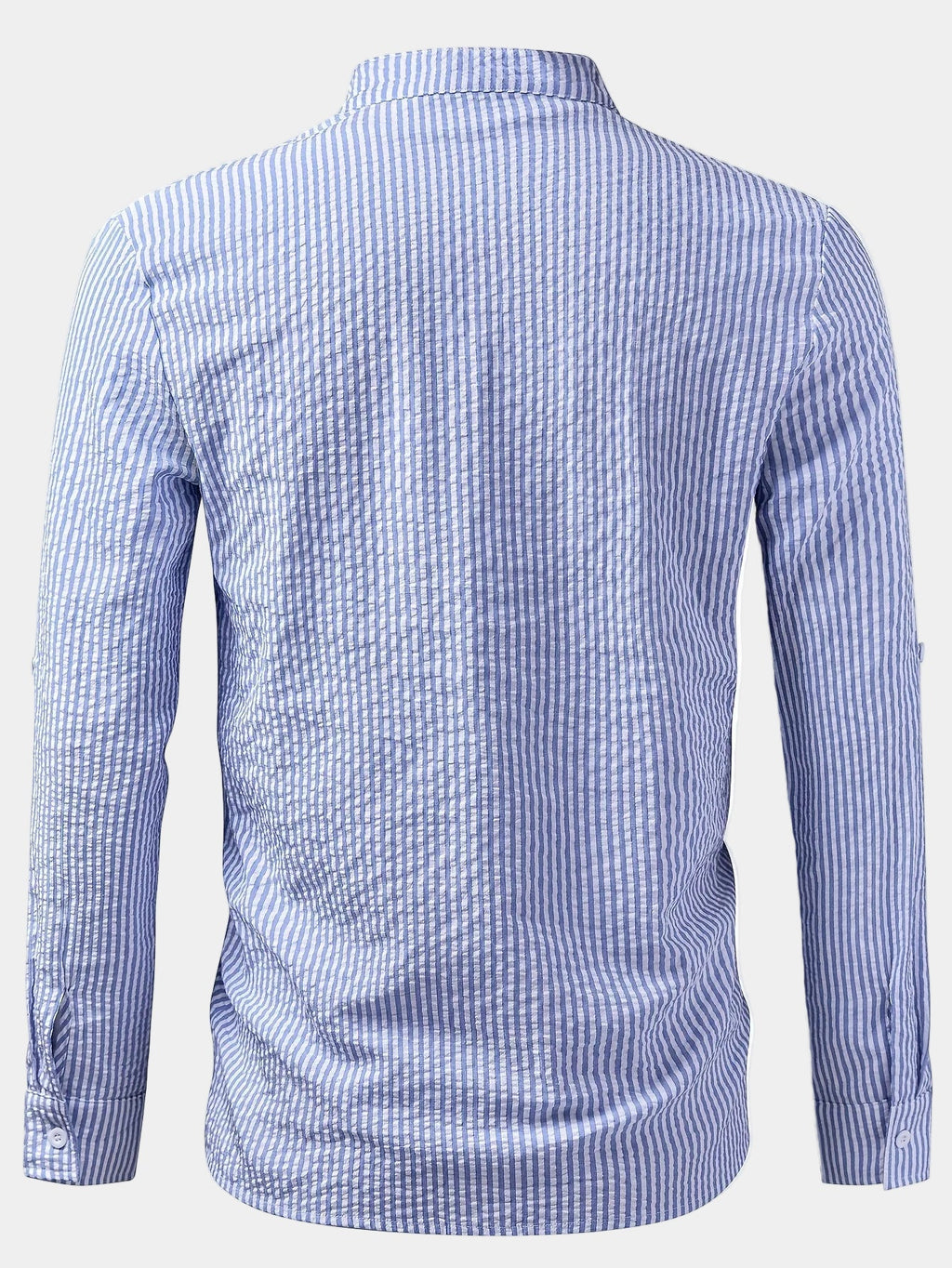 Chemise homme col droit rayée