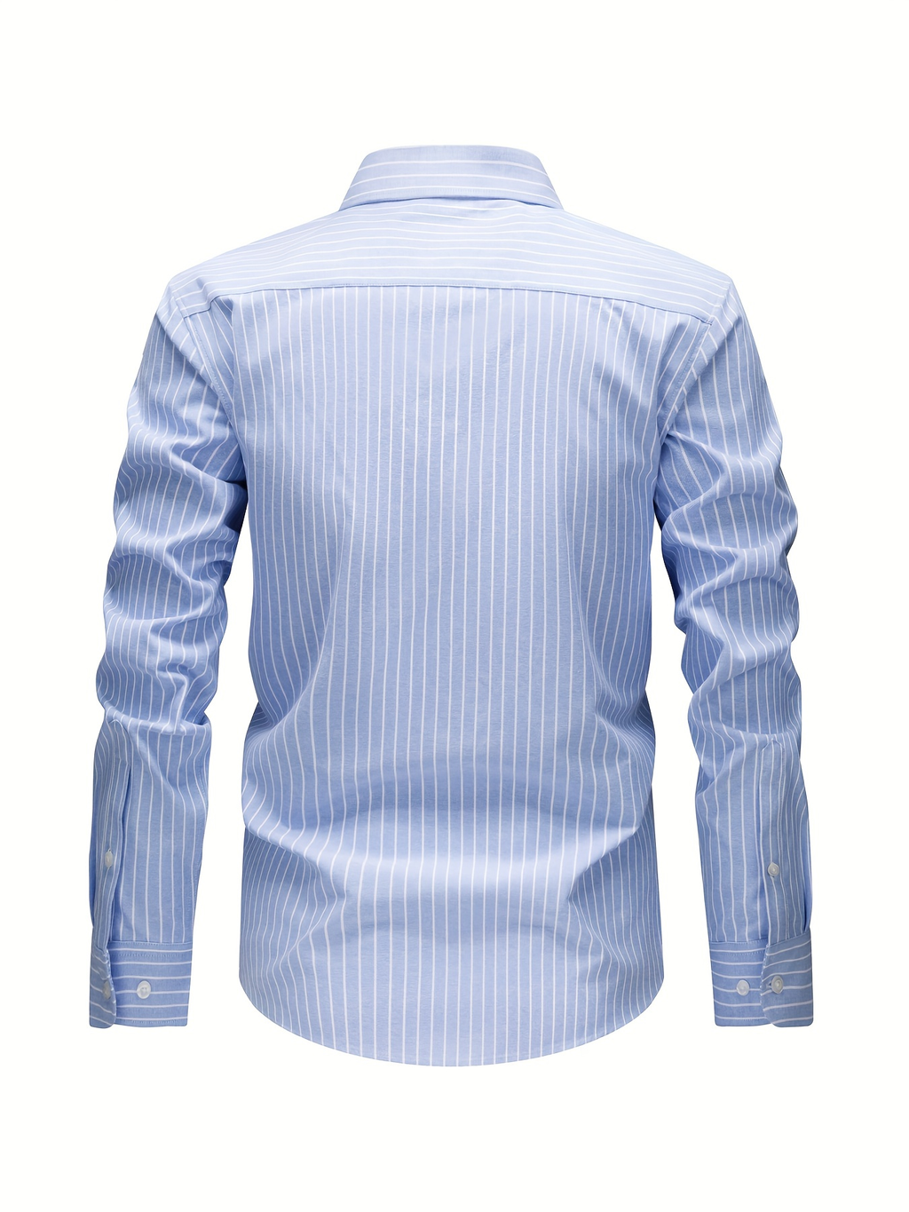 Chemise homme à fines rayures