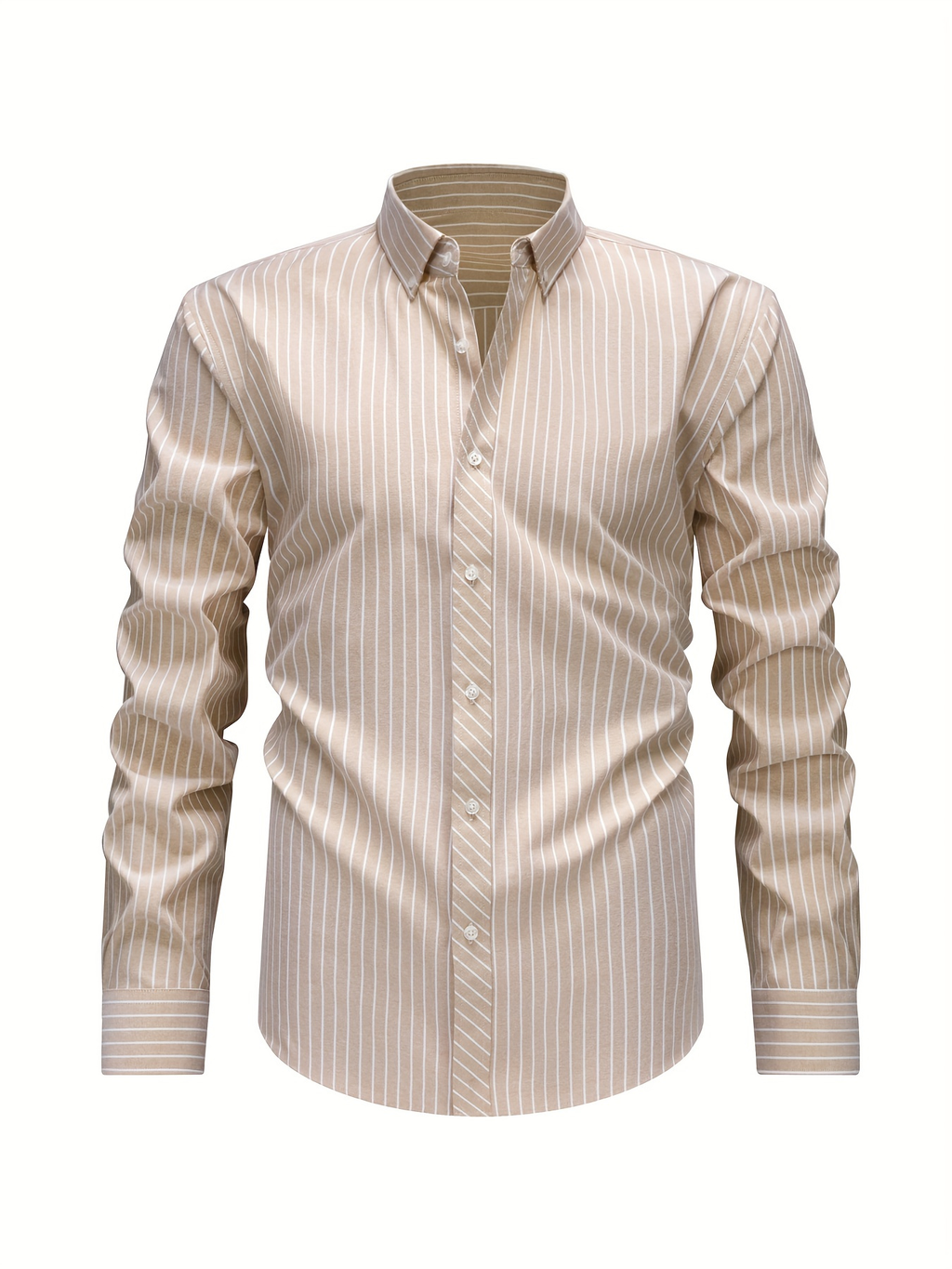 Chemise homme à fines rayures