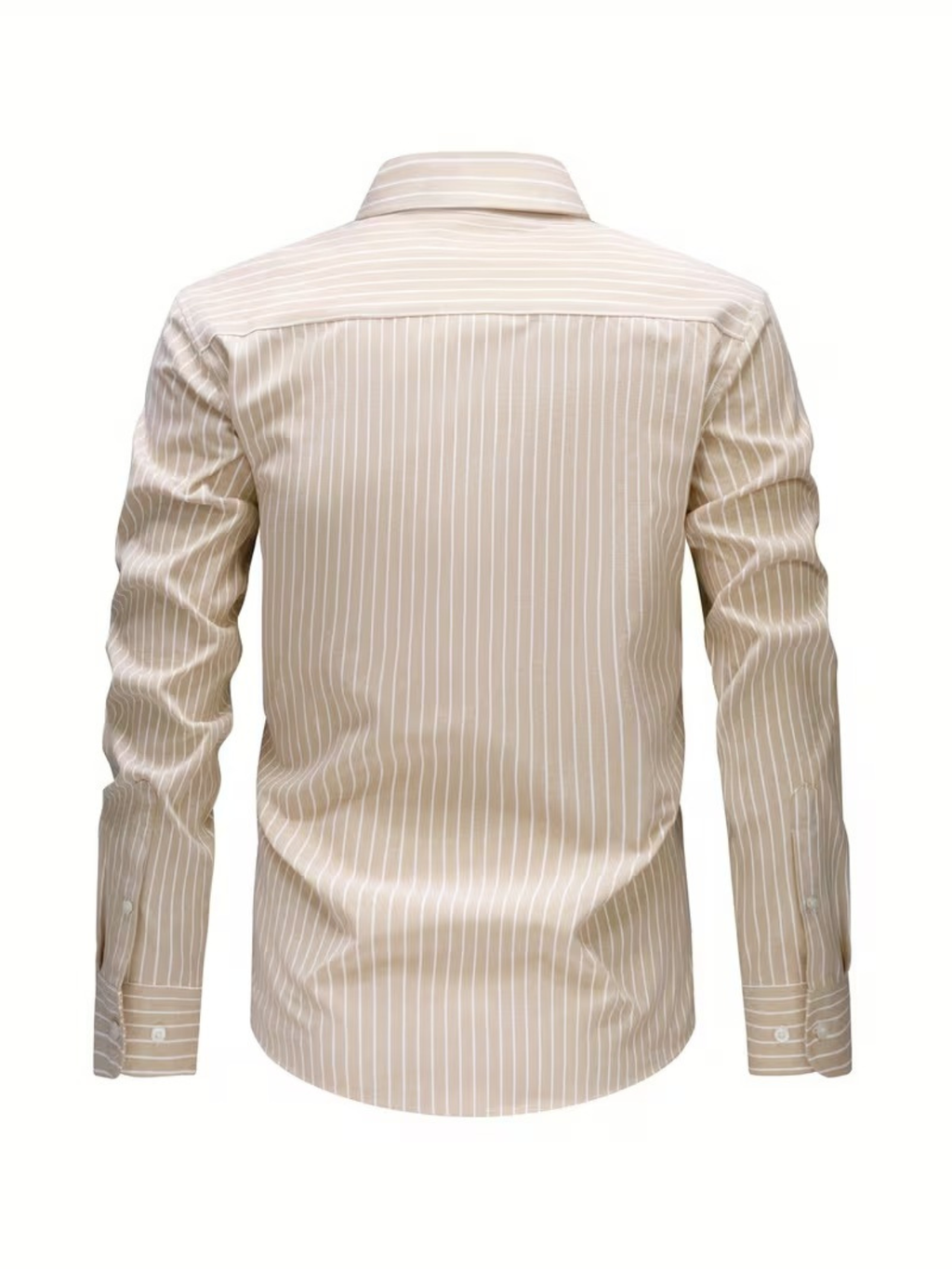 Chemise homme à fines rayures