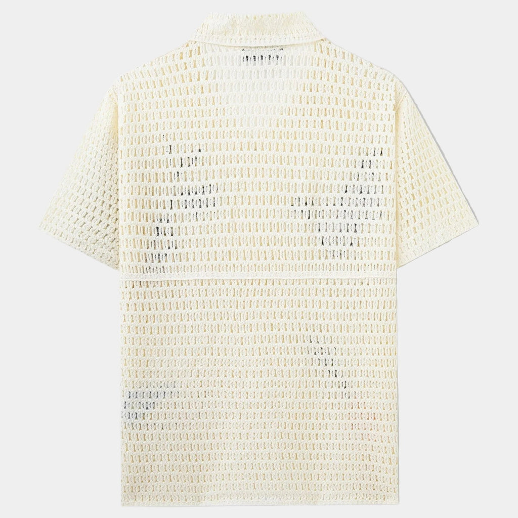 Chemise homme ajourée