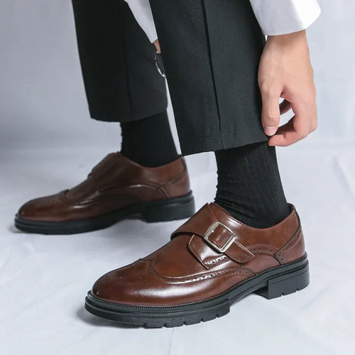 Chaussures habillées homme à boucle - vue 2