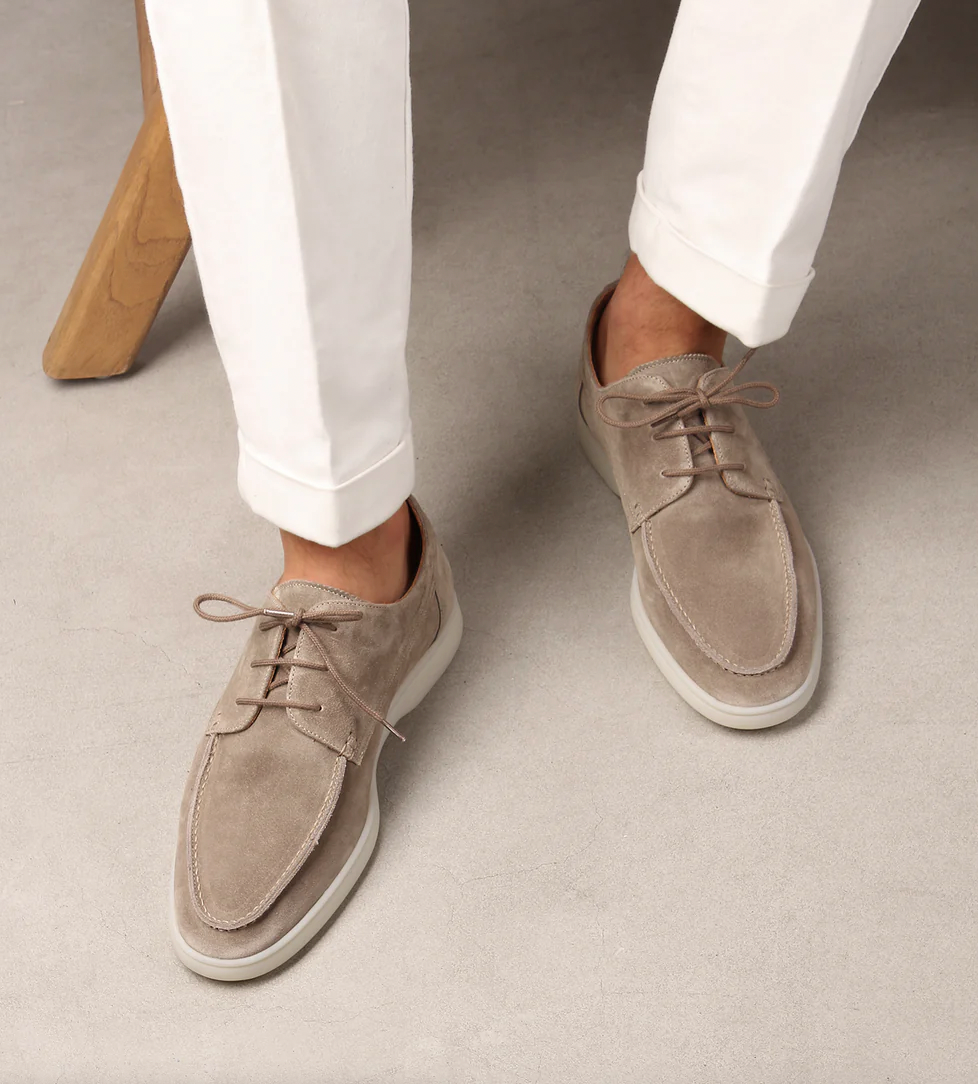 Derbies homme à bout mocassin