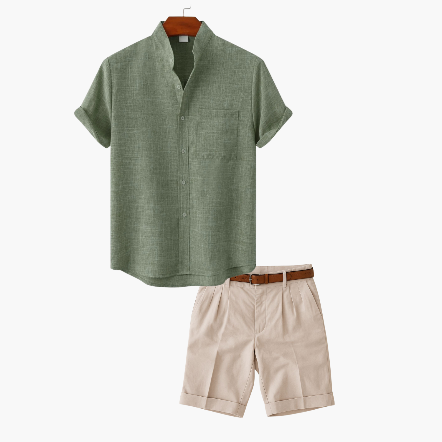 Ensemble chemise et short homme