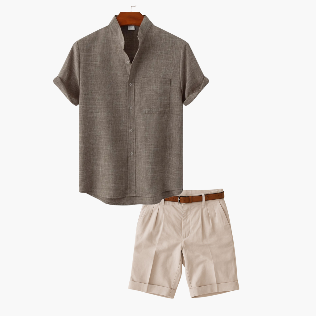Ensemble chemise et short homme