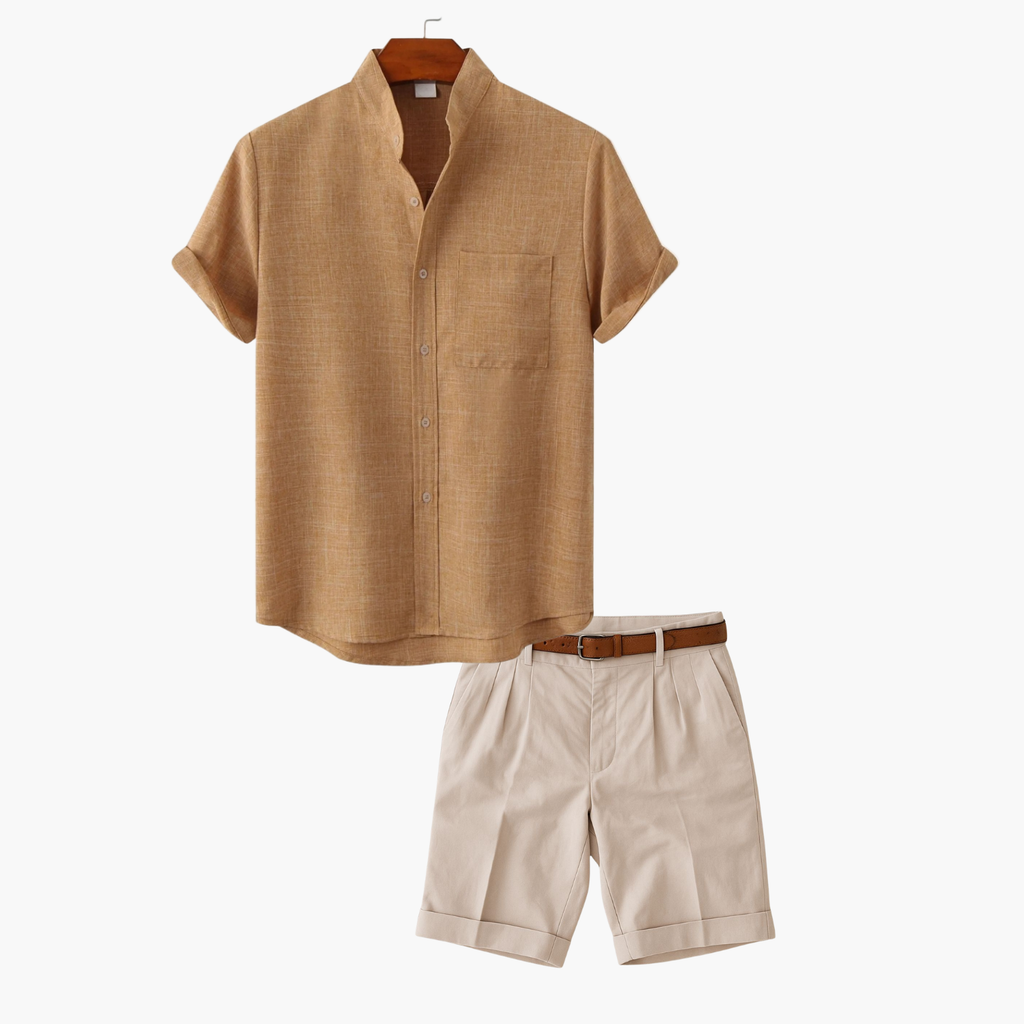 Ensemble chemise et short homme