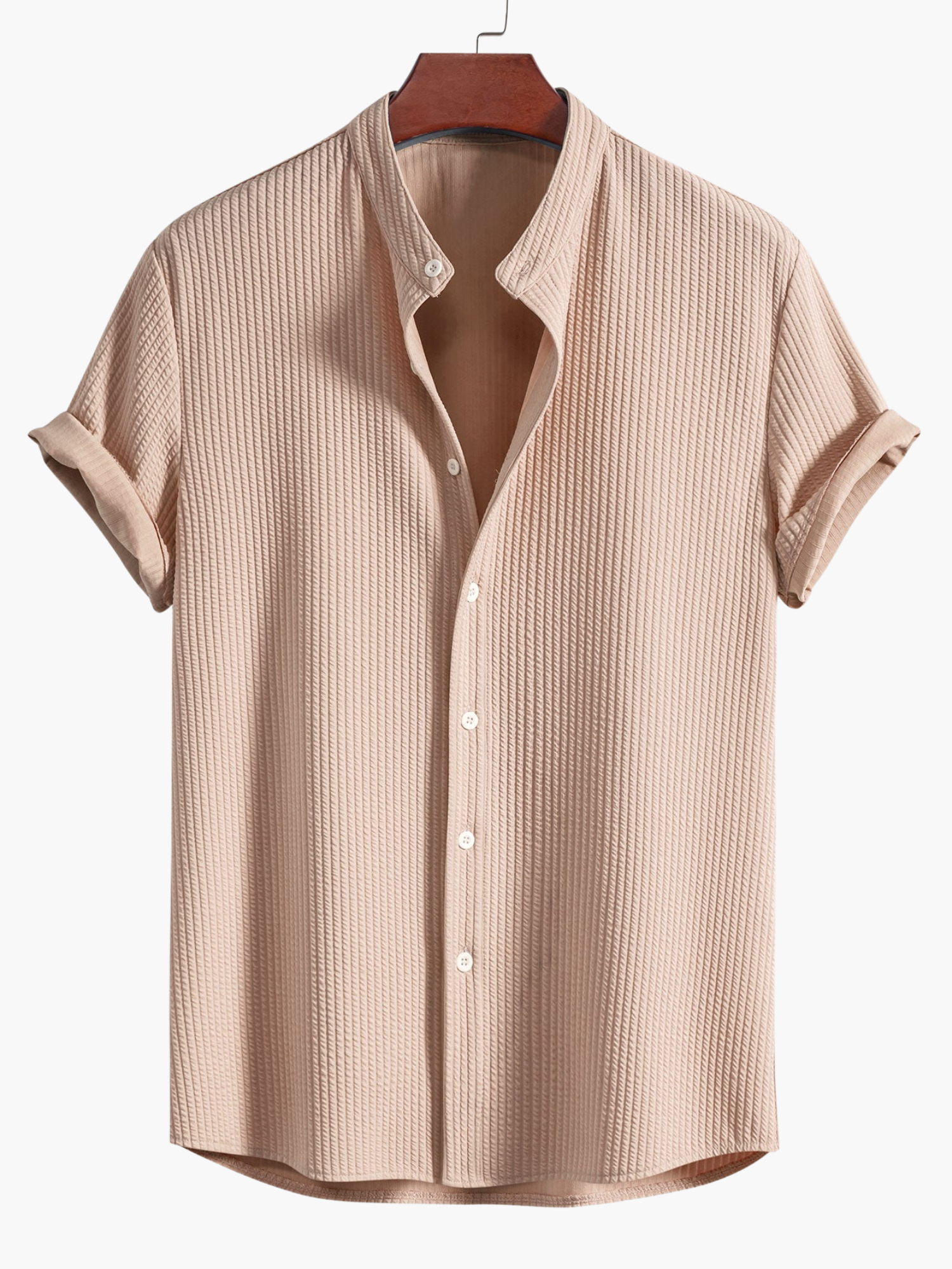 Ensemble homme chemise col mao et pantalon