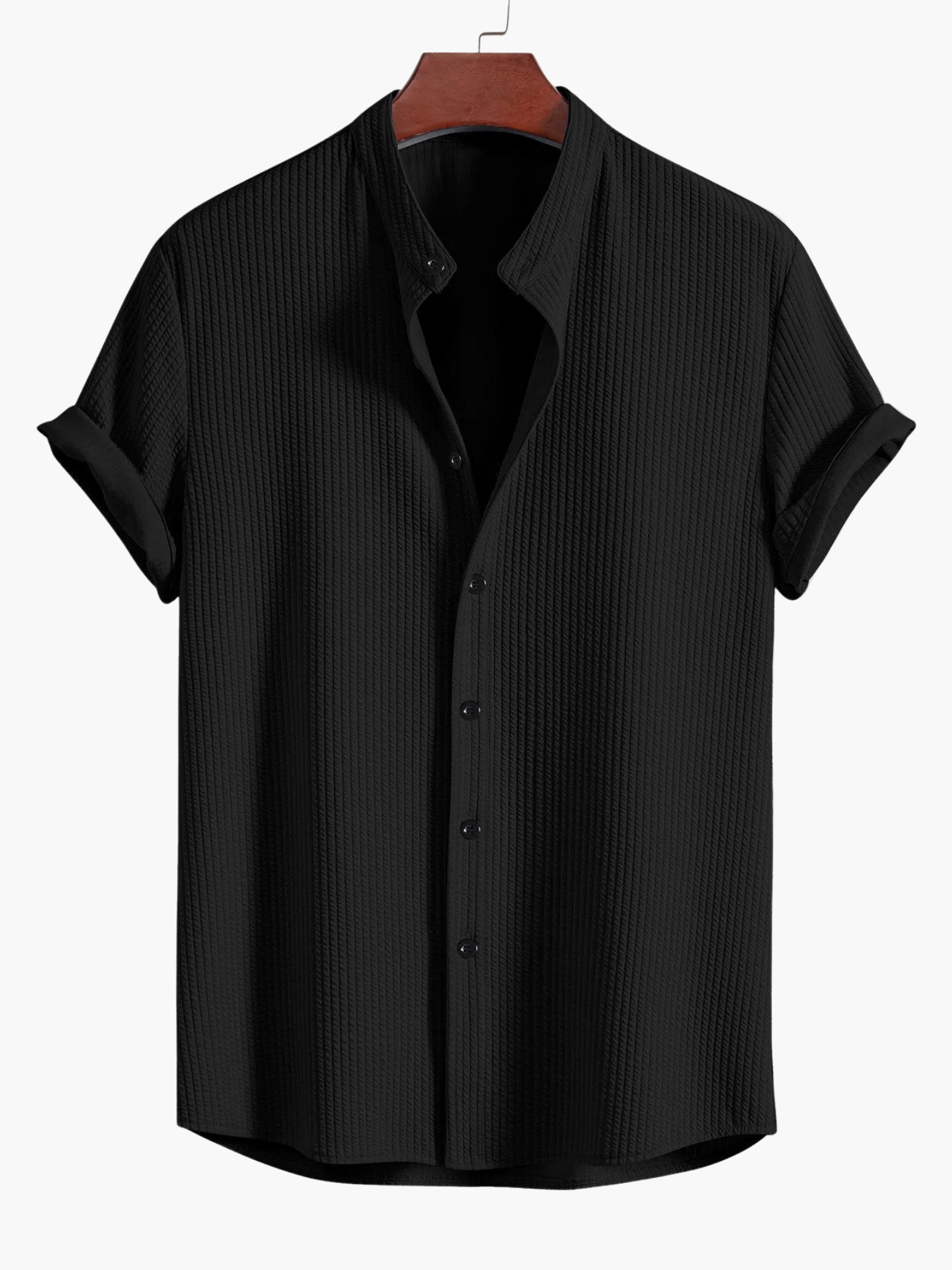 Ensemble homme chemise col mao et pantalon