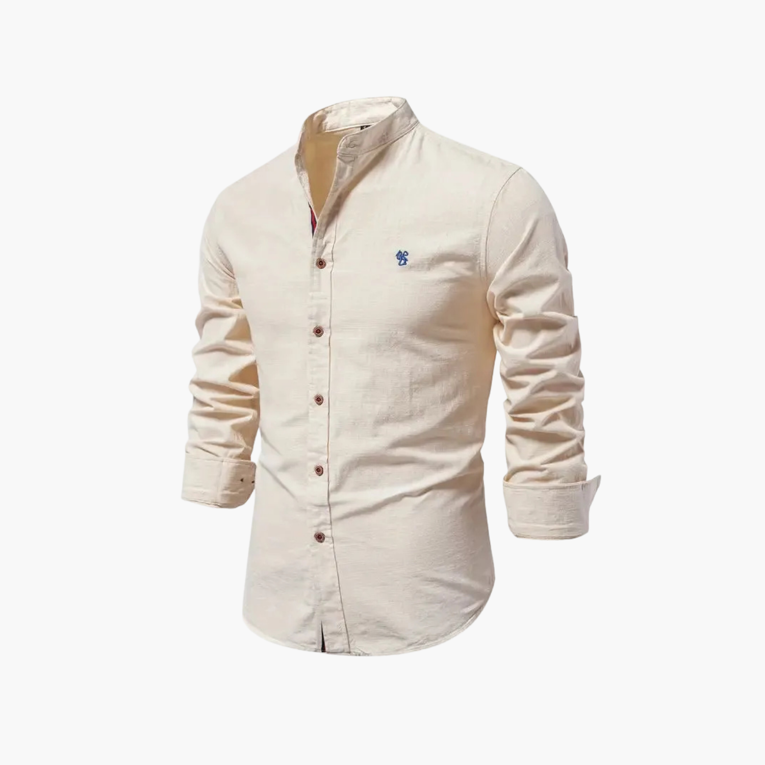 Ensemble homme chemise col mao et short