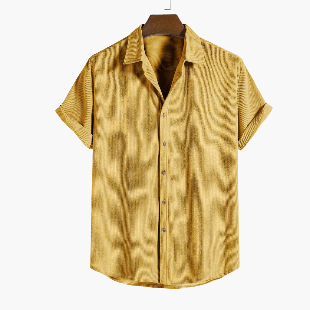Ensemble homme chemise rayée et short