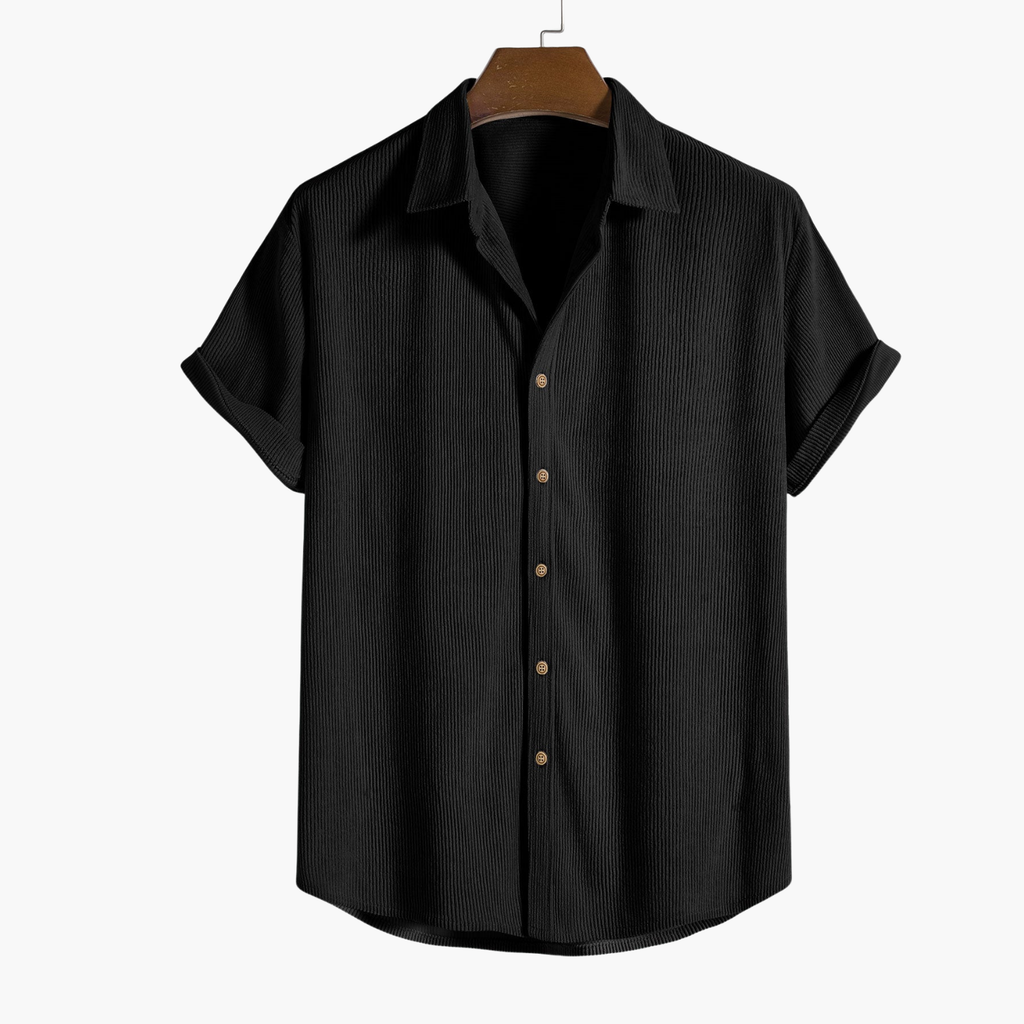Ensemble homme chemise rayée et short