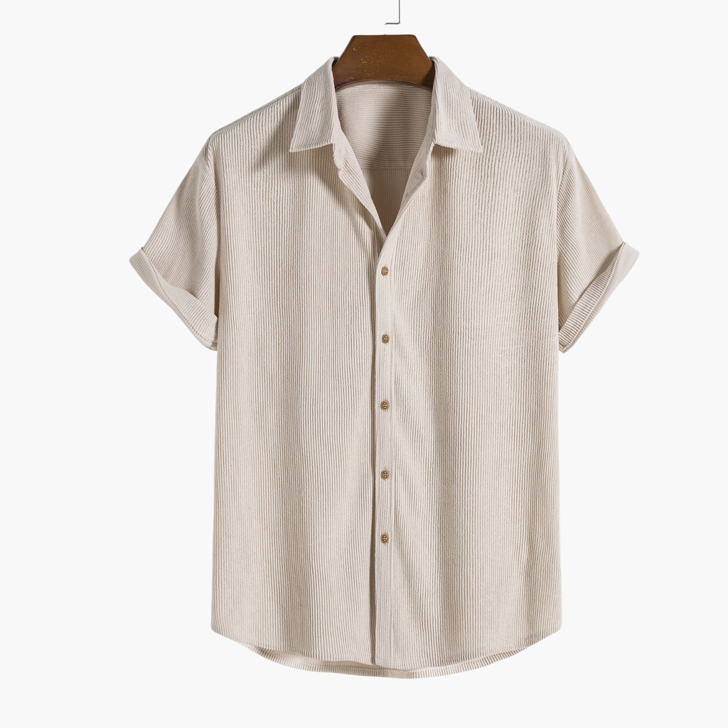 Ensemble homme chemise rayée et short
