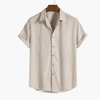 Ensemble homme chemise rayée et short