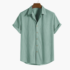 Ensemble homme chemise rayée et cargo