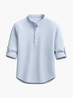 Ensemble homme col mao boutonné