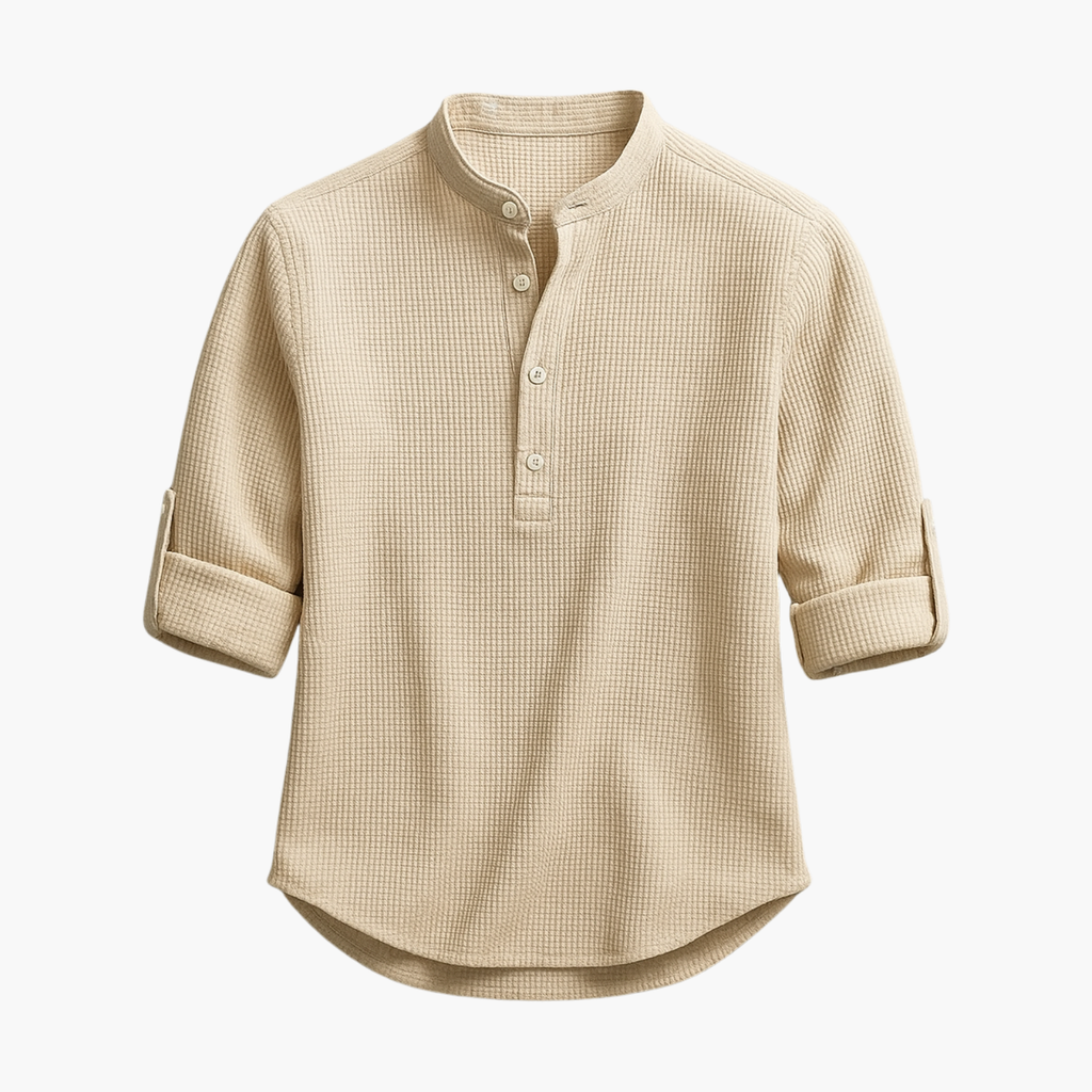 Ensemble homme col mao cargo