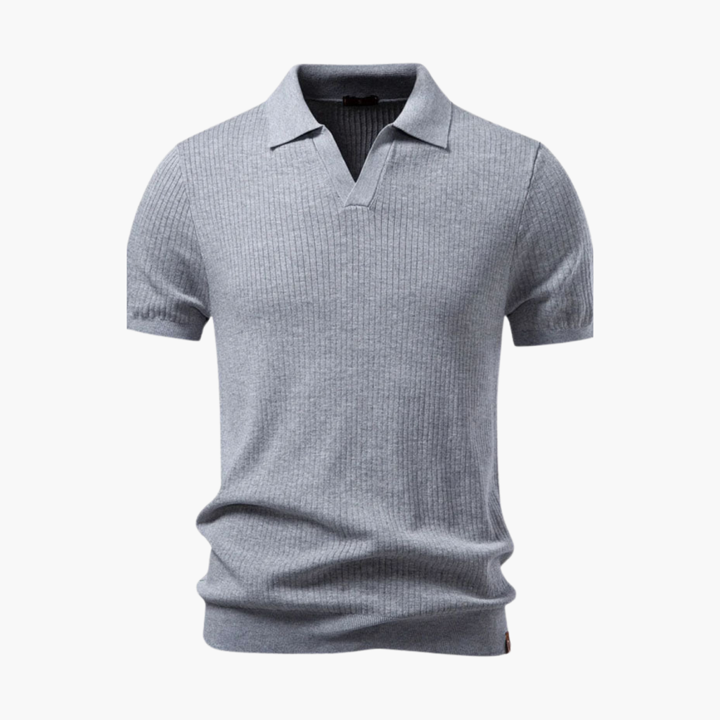 Ensemble homme polo à côtes et cargo