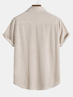 Ensemble homme texturé manches courtes