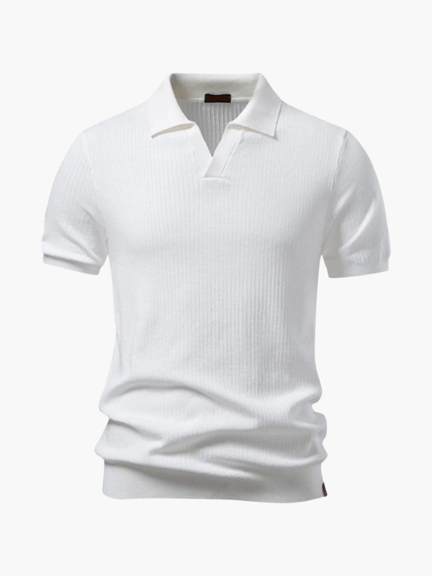 Ensemble Polo à Côtes et Pantalon à Cordon