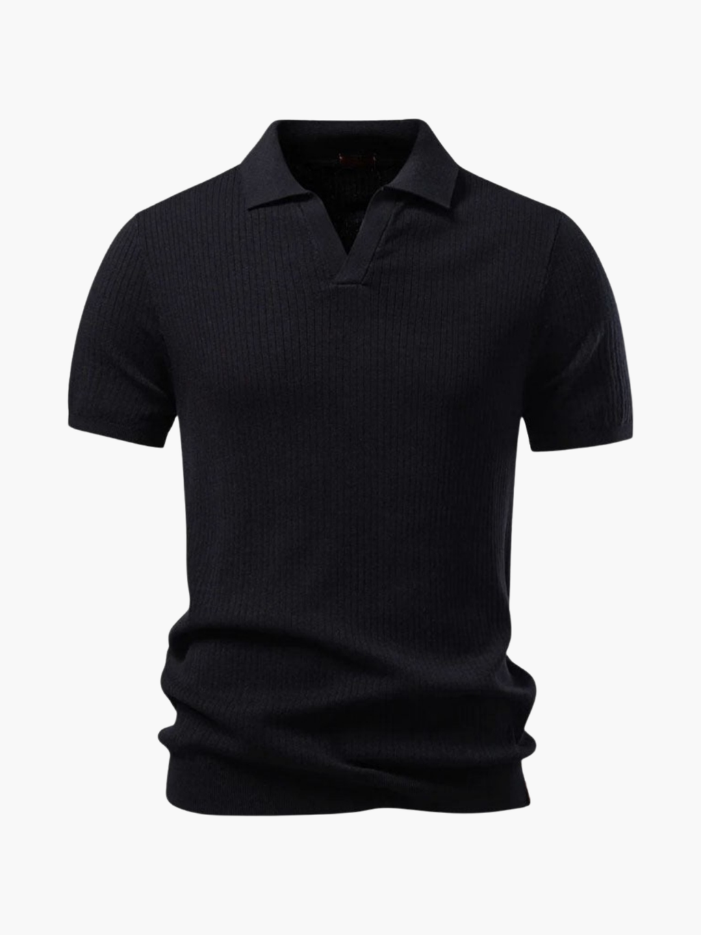 Ensemble Polo à Côtes et Pantalon à Cordon