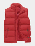 Gilet homme col montant