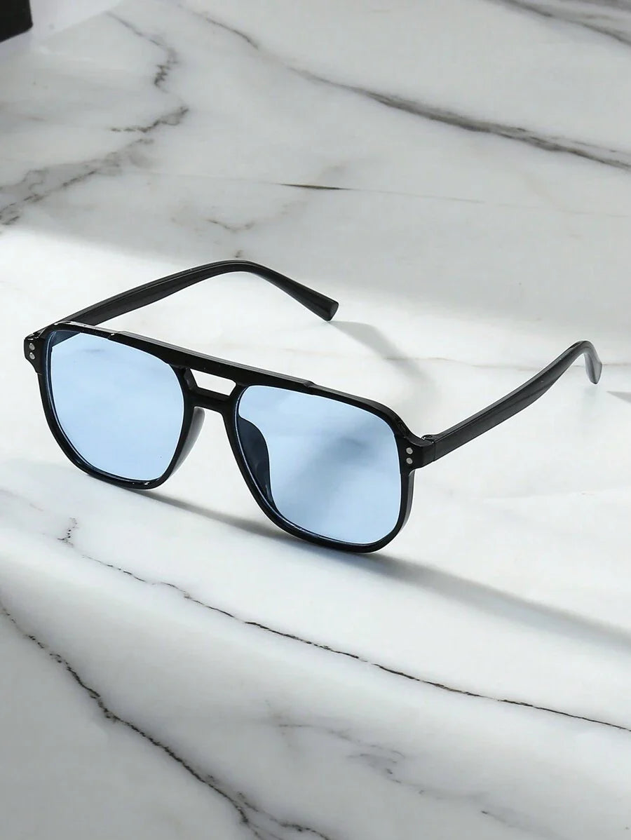 Lunettes de soleil homme à pont clé