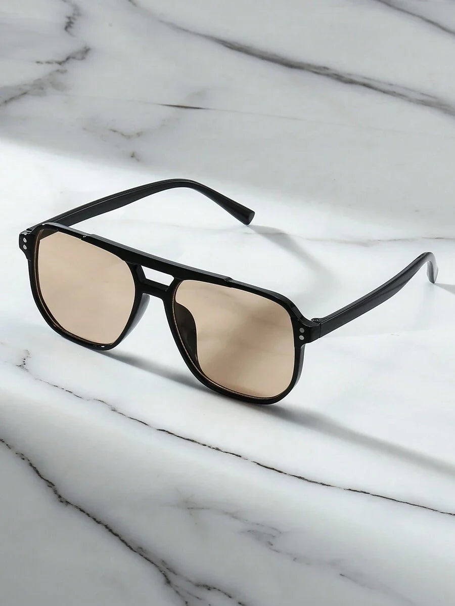 Lunettes de soleil homme à pont clé